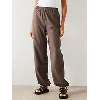 V By Very Tie Hem Panelled Jogger - Dark Khaki