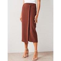 V By Very Asymmetrical Wrap Pencil Skirt