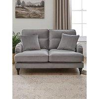 Very Home Victoria 2 Seater Fabric Sofa - Grey - Fsc Certified