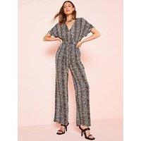 Everyday Printed Jumpsuit - Leopard