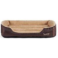 Bunty Deluxe Pet Bed Brown - Large