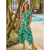 Joe Browns Eden Print Dress - Green
