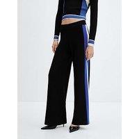 Mango Straight Knitted Trousers - Black