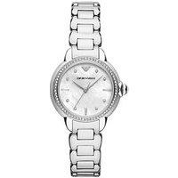 Emporio Armani Three-Hand Stainless Steel Watch