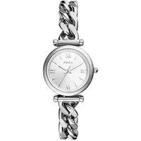 Fossil Carlie Three-Hand Stainless Steel Watch