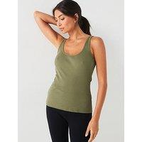 Everyday The Essential Rib Vest - Green