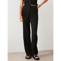 V By Very Co Ord Trouser - Black