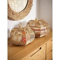 Very Home Set Of 2 Pumpkin Storage
