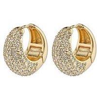 Pilgrim Naomi Crystal Hoops Gold-Plated