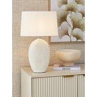 Very Home Wave Ceramic Table Lamp