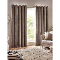 Yard Heavyweight Chenille Eyelet Curtains
