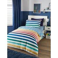 Bedlam Beckette Stripe Multi Duvet Cover Set