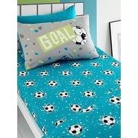 Bedlam Football Goal Single Fitted Sheet - Multi