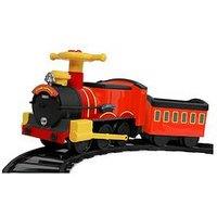 Steam Train 6 Volt With 4 X Straight And 4 X Curved Track Packs (Special Pack)