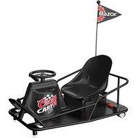 Razor Crazy Cart Xl - Adult Electric Go Kart, 16+ - Black