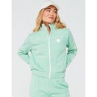 Hugo Damillia Long Sleeve Zip Thru Sweat - Green