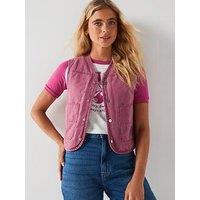 Hugo Anula Lightweight Gilet - Pink