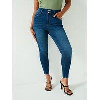 V By Very Curve High Waisted Shaping Stretch Skinny Jean