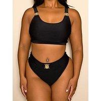 Moda Minx Curve Amour High Waist Bottom In Black