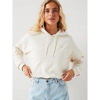 Hugo Dilvie Oversized Hoodie - White