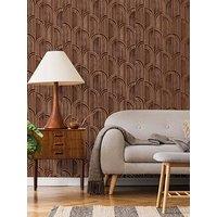 Sublime Modella Wood Walnut Wallpaper