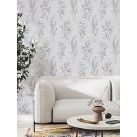 Fresco Jasmine Mauve Wallpaper