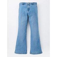 V By Very Girls Wide Leg Jean - Blue