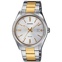 Casio Mtp-1302Psg-7Avef Two Tone Bracelet Watch