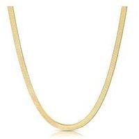 Ernest Jones 9Ct Yellow Gold 15'' Adjustable Snake Chain