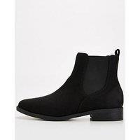 Everyday Wide Fit Chelsea Ankle Boot - Black
