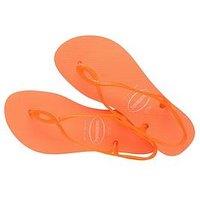 Havaianas Luna Neon Flip Flop - Sunset Orange