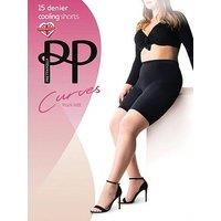 Pretty Polly Curve 15 Denier Cooling Shorts - Nude