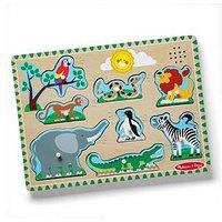 Melissa & Doug Zoo Animals Sound Puzzle
