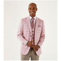 Skopes Montalvo Check Tailored Blazer Jacket - Pink