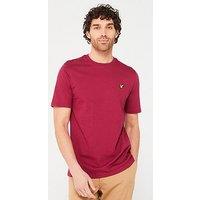 Lyle & Scott Plain Regular Fit T-Shirt - Dark Red