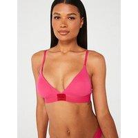 Hugo Red Label Triangle Bralette - Pink