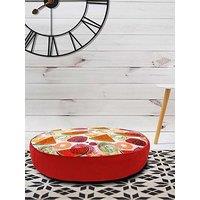 Rucomfy Tooty Fruity Indoor/Outdoor Round Floor Cushion