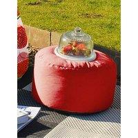 Rucomfy Red Indoor/Outdoor Footstool