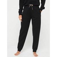 Boss Stripe Cuffed Jog Pant - Black