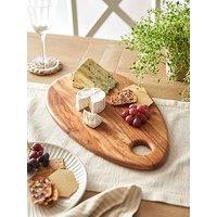 Very Home Acacia Pebble Serving Board