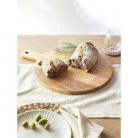 Very Home Mango Large Round Serving Board With Handle