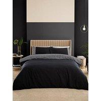 Catherine Lansfield Artemis Greek Key Duvet Cover Set - Black