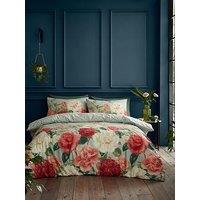 Rhs Rose Garden 100% Cotton Duvet Cover Set