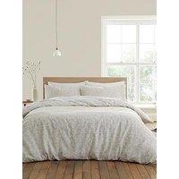Bianca Shadow Leaves Natural 100% Cotton Duvet Set
