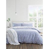 Catherine Lansfield Shadow Leaves 100% Cotton Duvet Cover Set