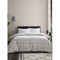 Catherine Lansfield Tufted Print Duvet Cover Set