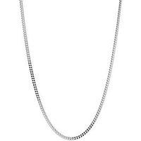 H. Samuel Sterling Silver Necklace. 18 Inch Dainty Curb Chain