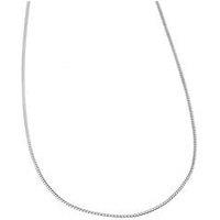 H. Samuel Sterling Silver Necklace. 20 Inch Dainty 40 Gauge Curb Chain