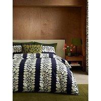 Orla Kiely Sycamore Stripe 100% Cotton Percale Duvet Cover Set
