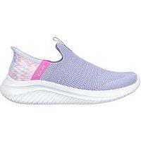 Skechers Junior Girls Ultra Flex 3.0 Colory Trainer - Purple